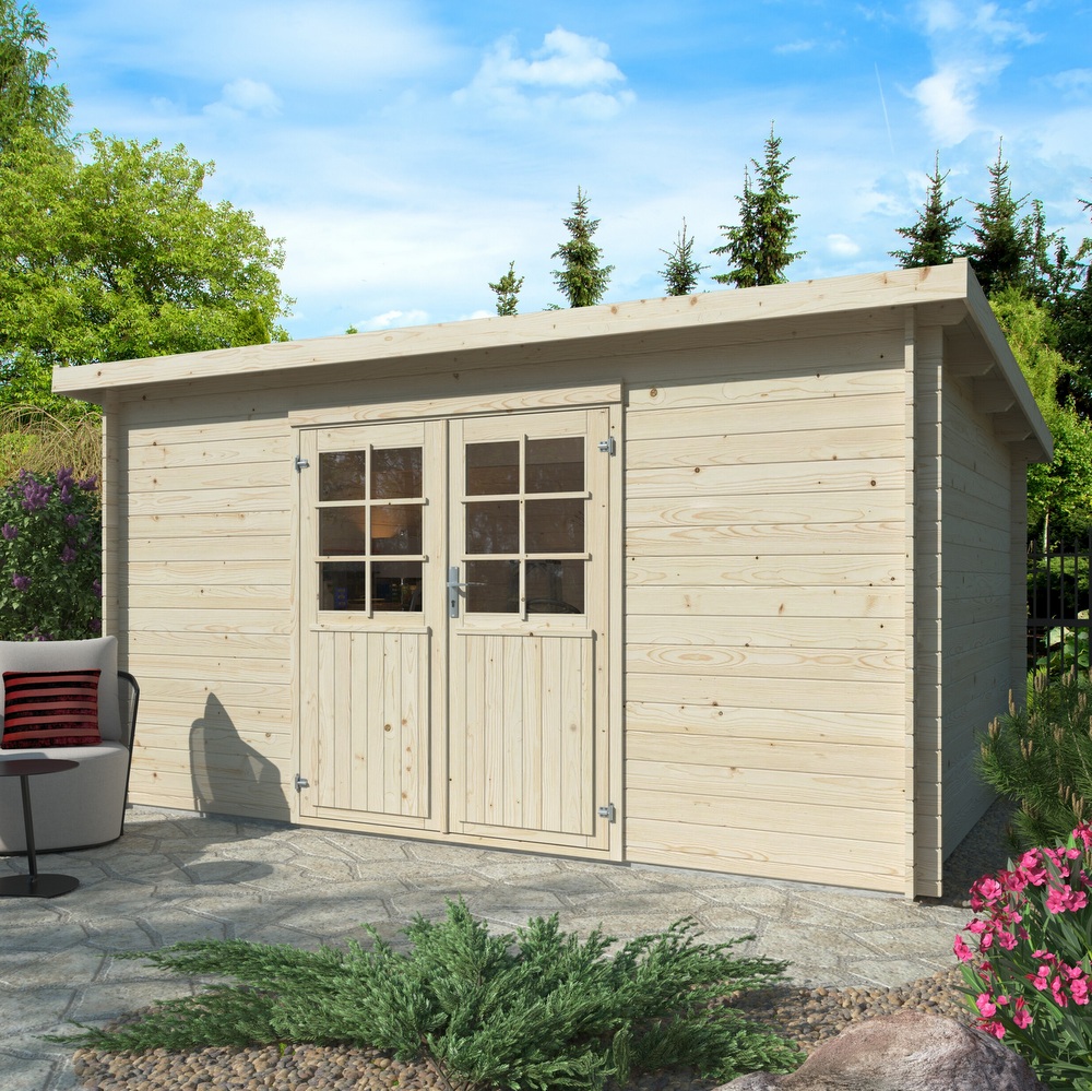 Outdoor wooden house 406x292 cm with or without floor CS054