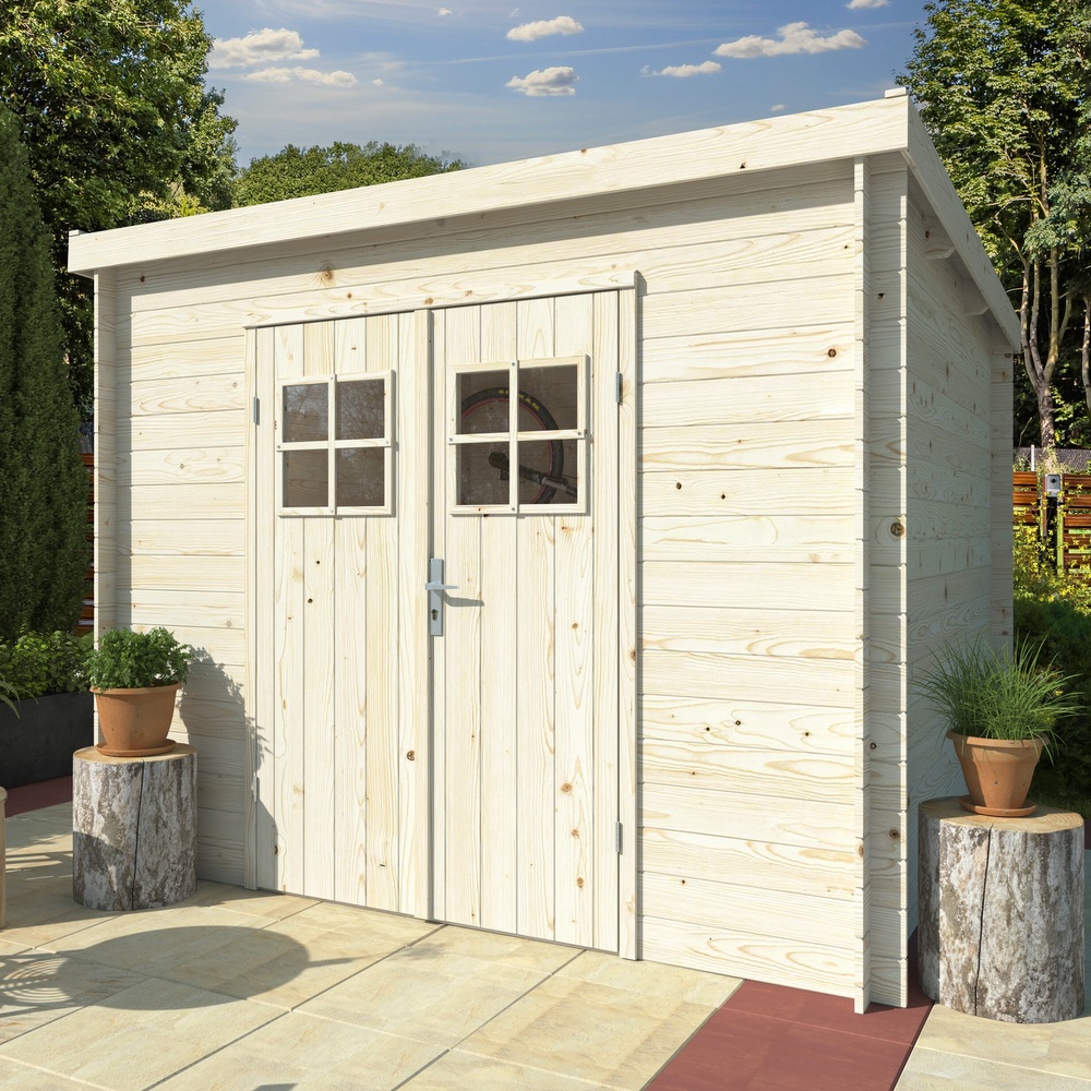 Outdoor fir wood house 260x260 cm with or without floor CS067