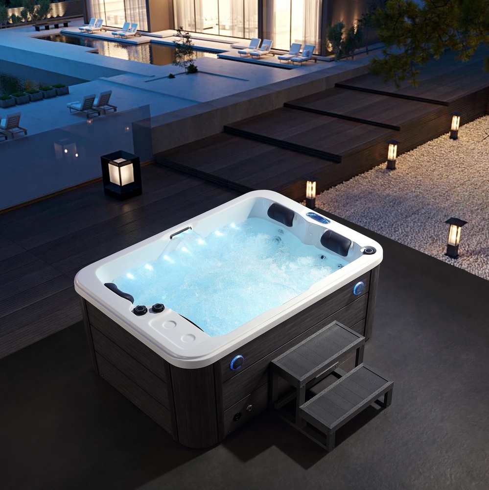 Whirlpool hot tub 180x130 cm 4-seater with 50 jets, Bluetooth and Wi-Fi MP85