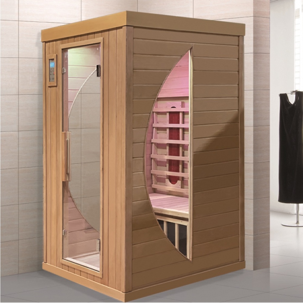 Infrared sauna 120x105 cm with 6 aromatherapy radiators and bluetooth SN101