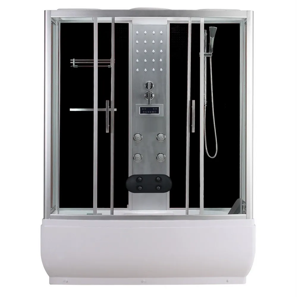 Cabina de hidromasaje 150x85 o 170x85 cm con bañera y baño turco CB105