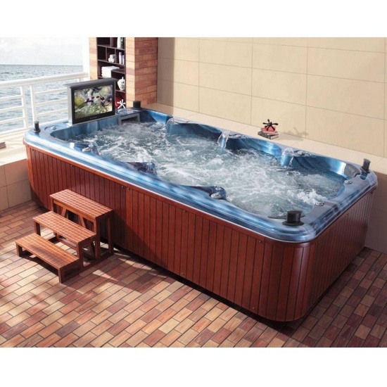 Whirlpool 403x230 cm 84 Düsen 8 Sitze bluetooth spa entspannung chromotherapie ozontherapie MP25