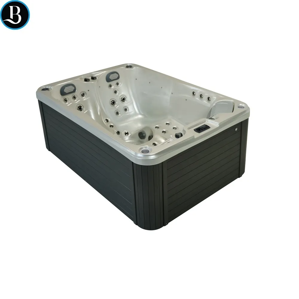 Mini whirlpool 216x156 cm with 56 jets bluetooth led lights and heater MP57