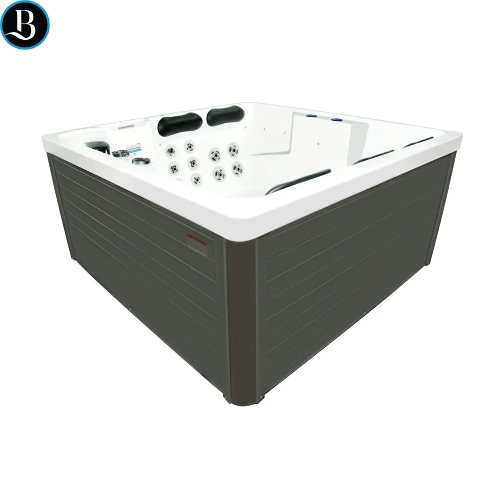 Whirlpool 170x163 cm with 41 jets, chromotherapy and heater MP63