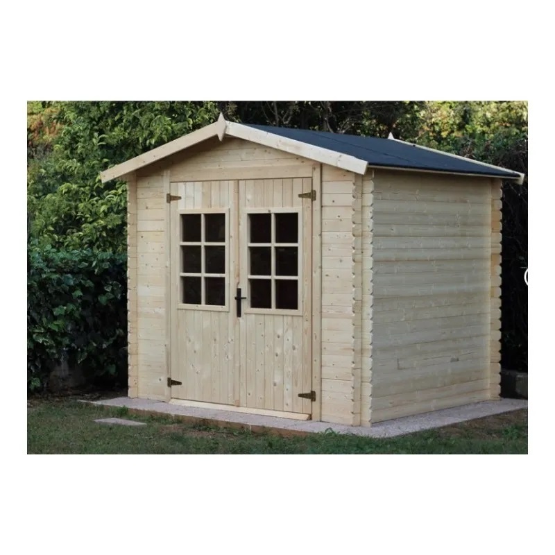 246×300 cm Holzhaus für Garten und Außenbereich mit oder ohne Boden CS029