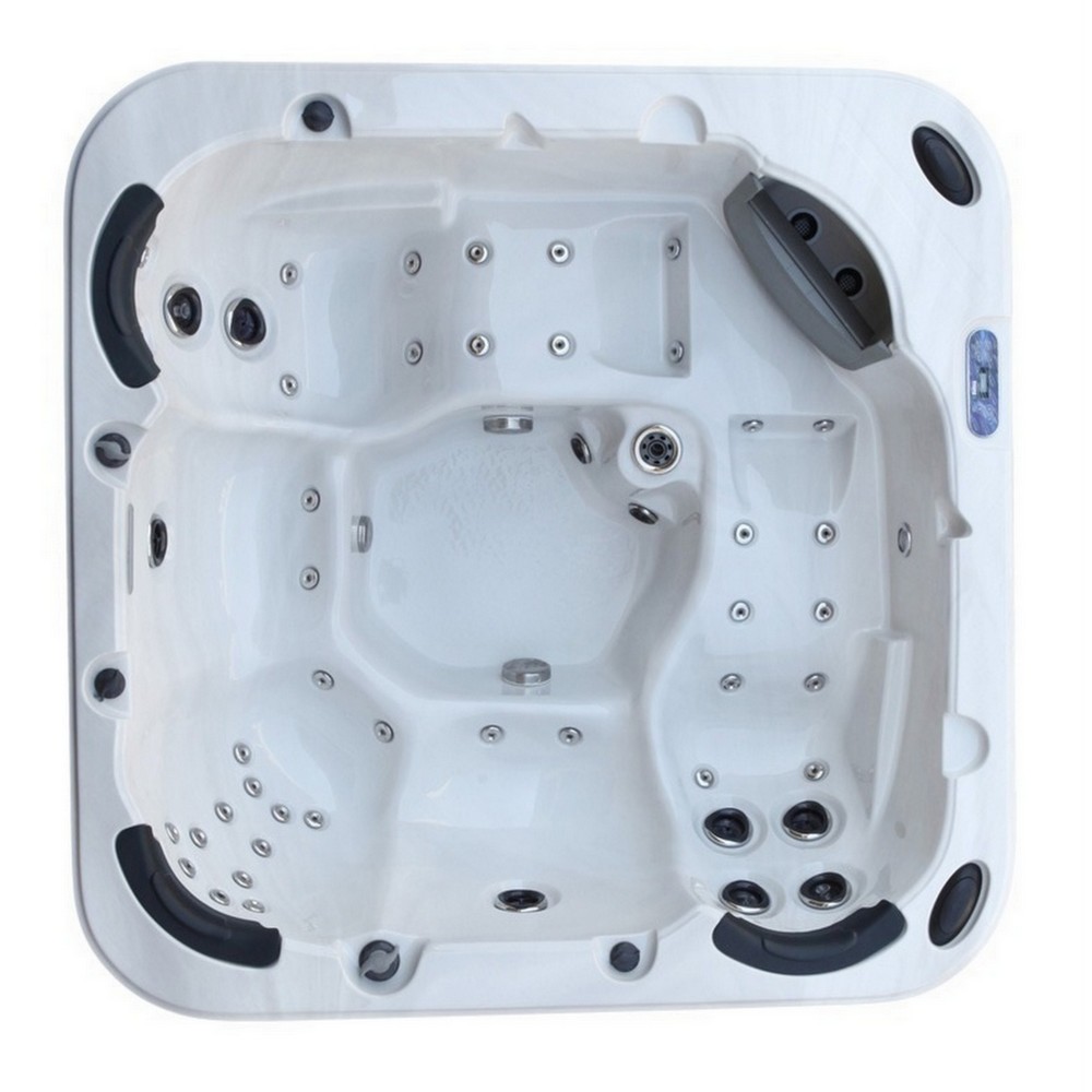 5 person Hot tub, 215x215 white or blue, with 52 water and air hydromassage jets, led, heater MP03
