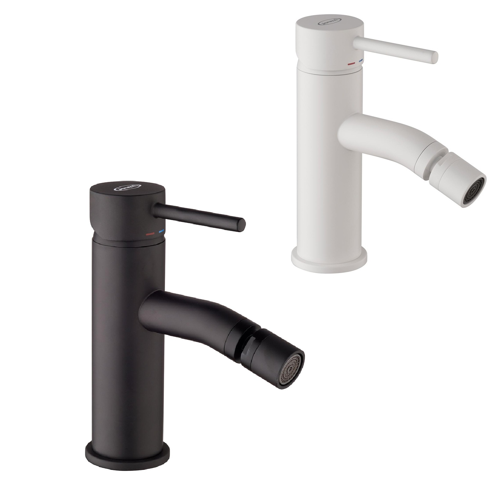 Bidet tap Jacuzzi available in white or matt black RB120