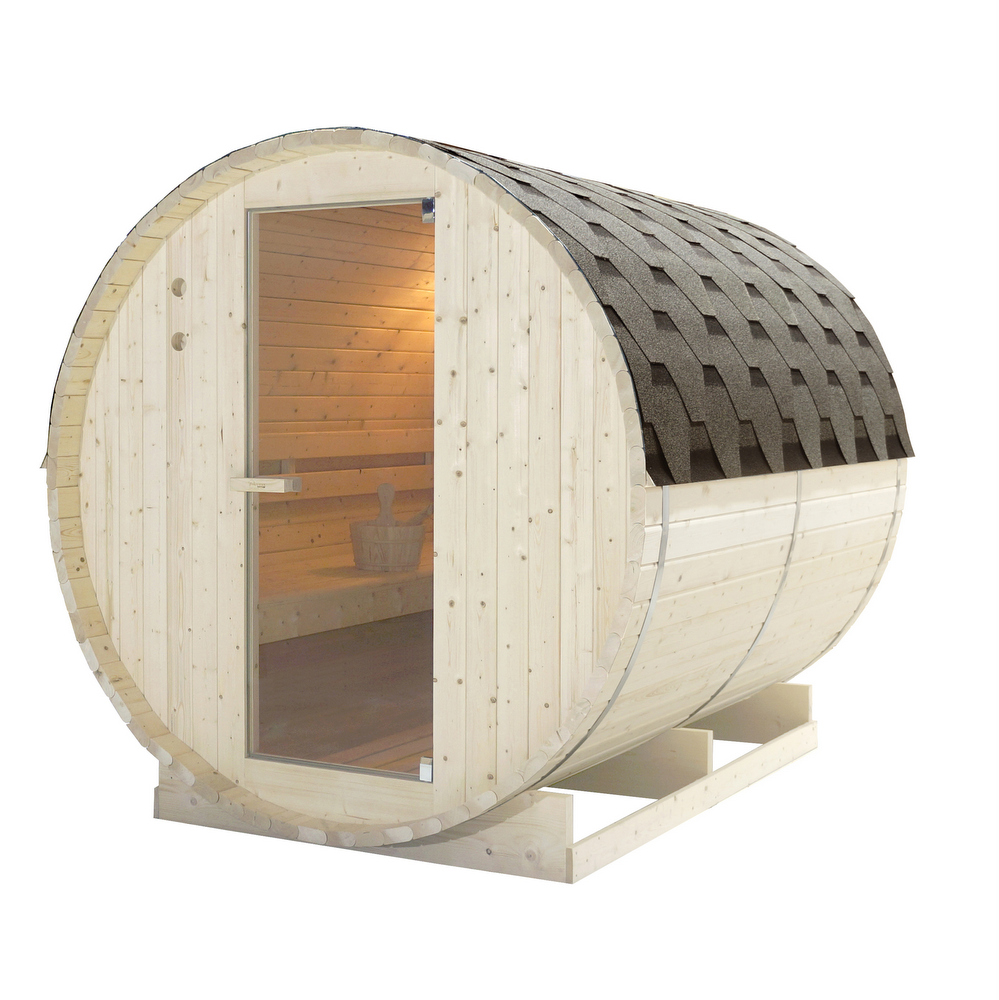 Sauna finlandais extérieur 6 personnes 189x220 cm SN092