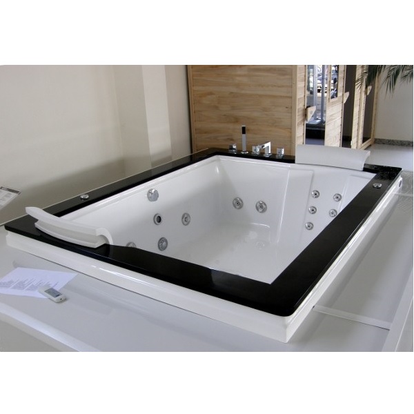 Bañera de hidromasaje de 185x150 incorporada o con paneles de bomba de agua y aire VS021