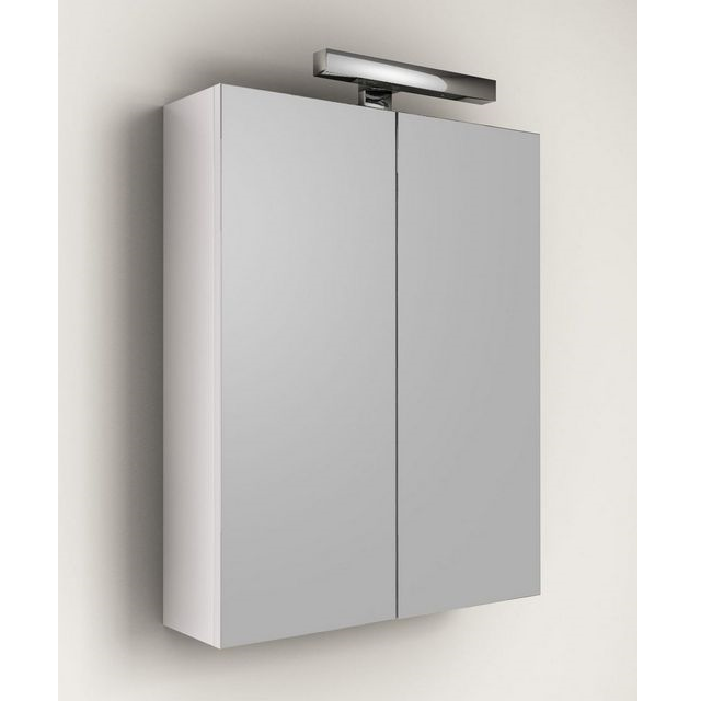 Asti Spiegelschrank, 60x60x18cm, in weiß