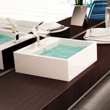 Plan de pose pour lavabo à poser en bois, 50 couleurs et plusieurs dimensions