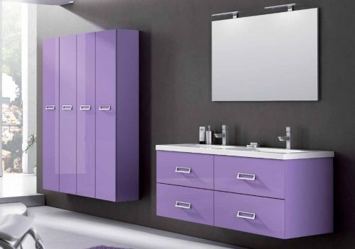 Mueble de Baño Line 120 o 140 cm, en 25 colores también blanco.