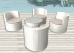 Modern-furnishing-black-or-white-4-armchairs-crystal-table-3