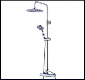 Duschsäule, höhenverstellbar, mit Duschkopf und Thermostatmischer DC004