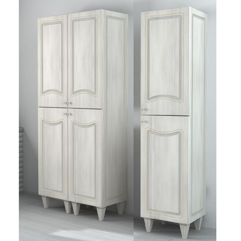 Columna única o doble 40x182 80x182 cm, de Arte Povera Blanco modelo Caravan BM047