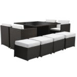 Square-furnishing-with-table-and-chairs-black-colour-Beth-white-cushions-poufs-8-seats-75