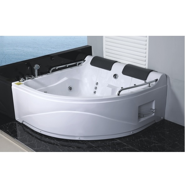 Two person Jacuzzi,150x150, right-hand version, with radio and chromotherapy - VS008