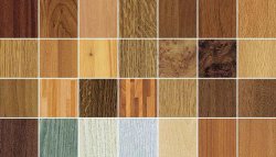 Échantillon en bois pour meubles de salle de bain