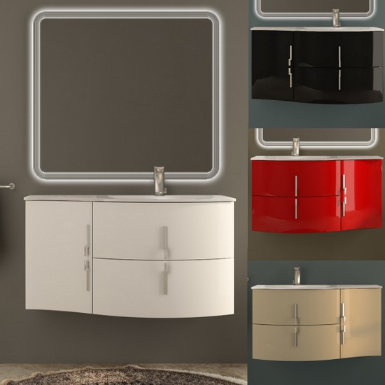 Stiven Badschrank, 104cm, in 4 Farben, Einbauprodukt