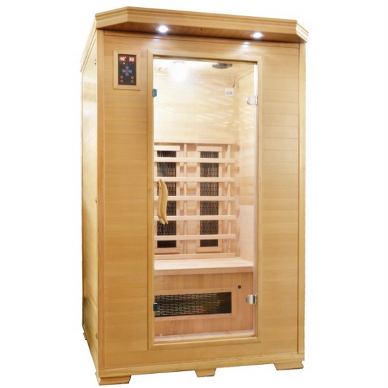 Infrared sauna 120x120 cm 6 irradiating two places with bluetooth SN044