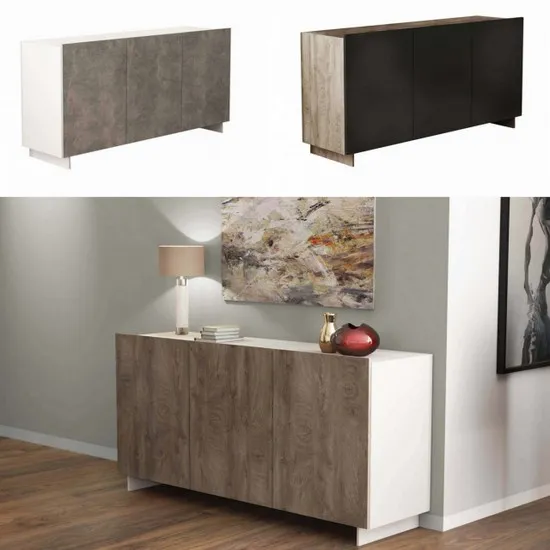 Sideboard 150x41 cm mit 3 Türen erhältlich in 3 Farben BM059