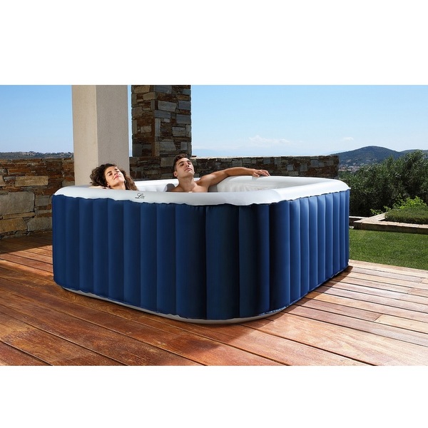 Bañera de hidromasaje hinchable Mspa 158x68Hcm 108 jets apta para 4 personas MG14