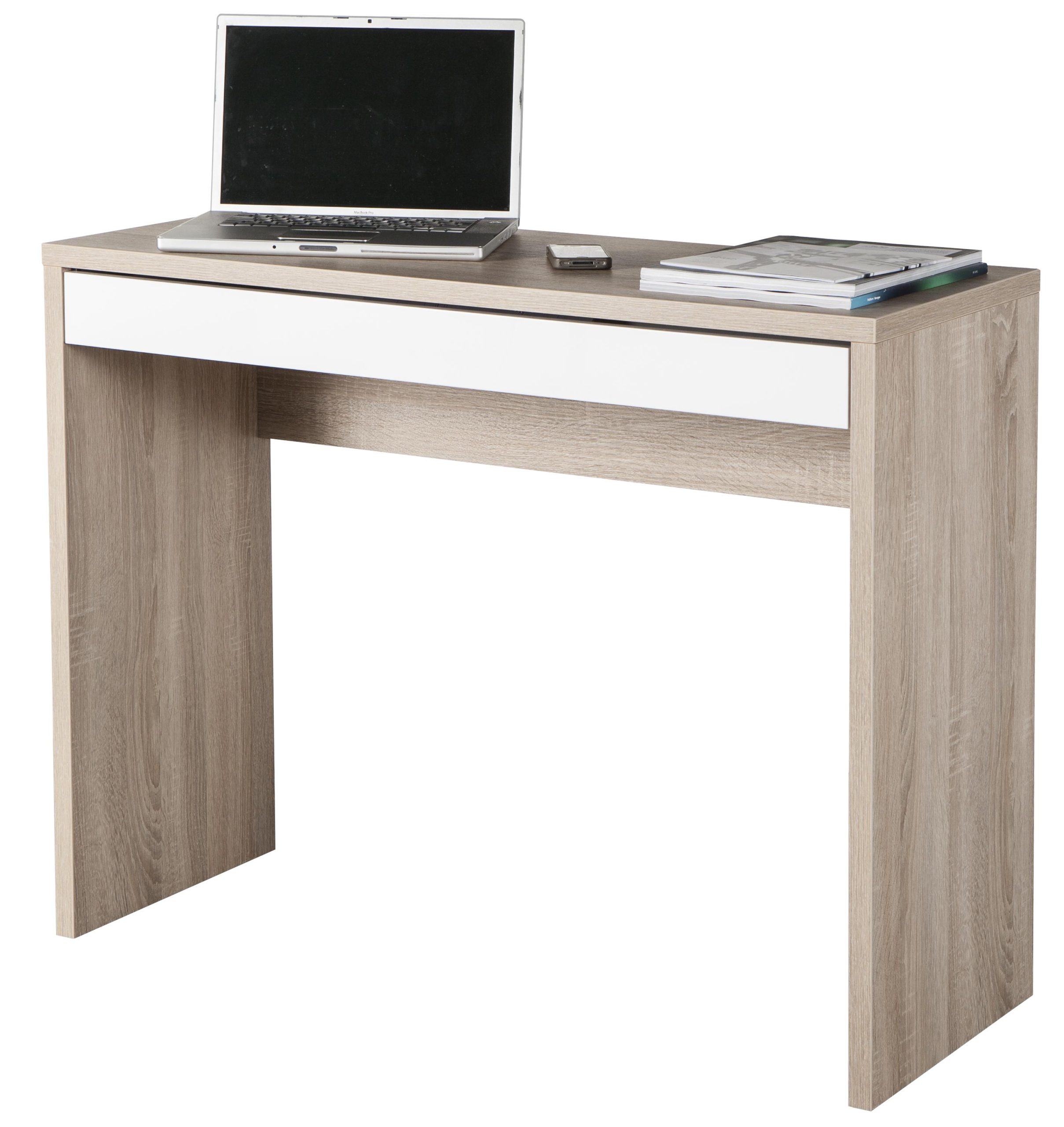 Bureau avec tiroir 100x40xH80 cm pour bureau ou étude TL024