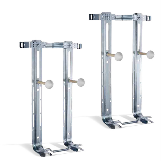Universal brackets for wall-hung sanitary WC and bidet